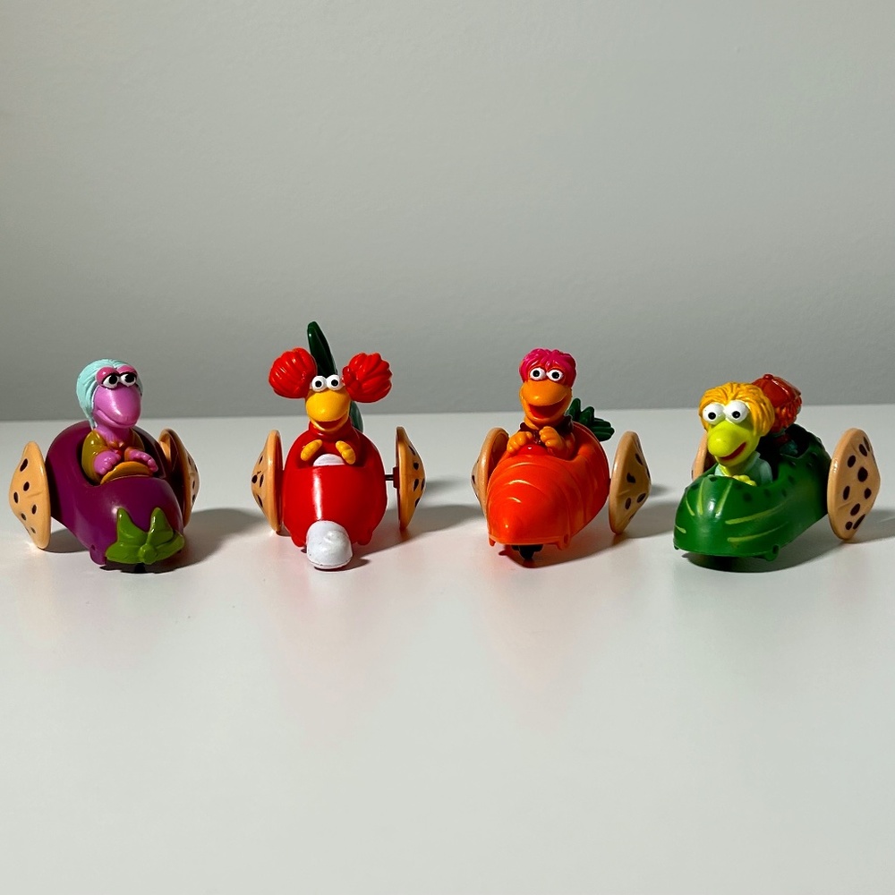 Vintage 1988 Jim Henson Fraggle Rock Happy Meal Complete Set (B11)